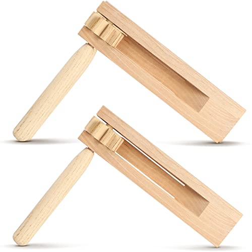 Gadpiparty 2 Pieces Wooden Spinning Ratchet Noise Maker Grogger Noise Ratchet Wooden Spinning Ratchettraditional Toy For Party Favor Sporting Events Parties And Celebrations #TOP3
