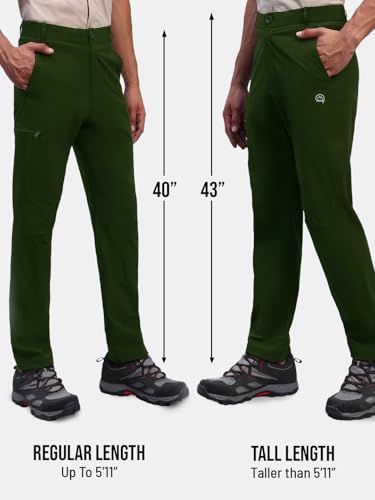 Image of Reccy Men's Trekking Hiking Camping Regular Fit Nomadic Lite Pants - Ultralight, Water Resistant, Highly Breathable