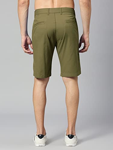 Image of Thomas Scott Men's | 100% Cotton | Solid | Above Knee | Button Closure | Chino | Casual Shorts for Men