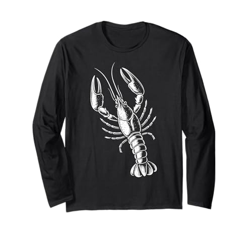 Flusskrebs Languste Aquarium Langarmshirt