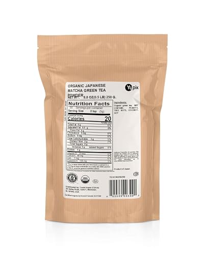 Té verde matcha orgánico japonés en polvo 8.81 oz miniatura 2