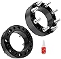Richeer 8x6.5 Wheel Spacers with 14x1.5 Studs for Express Silverado Suburban Avalanche Savana Sierra Ram 2500 3500, 2 PCS 2 inch 8x165.1mm 8 Lug Forged Wheel Spacer 126.15mm Center Bore