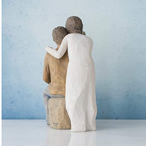 Willow Tree You And Me (Darker Skin Tone & Hair Color), Sculpted Hand-Painted Figure #TOP3