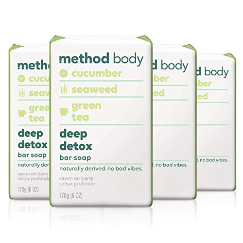 Method Experiential Bar Soap, Deep Detox, 4 Count