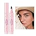 Freckle Pen, Sommersprossen Stift,Natürlicher lebensechter gefälschter Sommersprossen-Make-up-Stift, langlebiges wasserdichtes neutrales leichtes Sommersprossen-Make-up-Werkzeug (01#Soft brown)