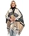 HOLDINA Women's Winter Shawl Wrap for Women–Warm Ponchos with Tassels,Christmas Gift for Mom & Older Women