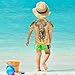 Jucciaco Swing Shirts Yak Banana Retro Cow Rashguard Short Sleeve Boy Swimsuit Sunscreen T-Shirts Sun Swimwear Sets UPF 50+