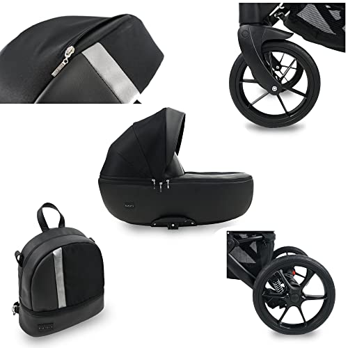 Kinderwagen 3 in 1 set babyzitje isofix selectie Air by SaintBaby Caffee Latte 3in1 met babyzitje - Afbeelding 4