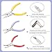 WORKPRO 5 Pieces Jewelry Pliers, Jewelry Tools Include 6 IN 1 Wire Loop Pliers, Nylon Nose Pliers, Bent Nose Pliers for Jewelry Making, Pointed Tweezers, Curved Tweezers, with Storage Bag