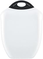 Vista 6 de Dexas Tablas de cortar Chop & Scoop - 11 x 15, 6.5 x 10.5 y 9.5 x 13 pulgadas, color blanco con mango negro