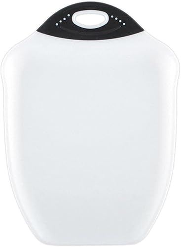 Miniatura 6 de Dexas Tablas de cortar Chop & Scoop - 11 x 15, 6.5 x 10.5 y 9.5 x 13 pulgadas, color blanco con mango negro