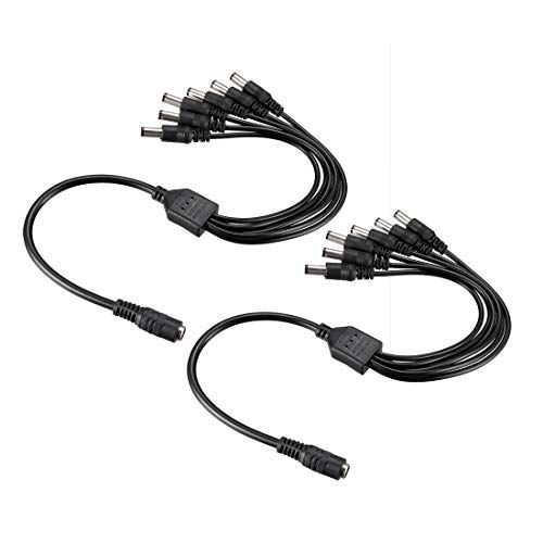 zdyCGTime Spina SAE a Cavo Adattatore DC 5,5x2,1mm (Femmina e Maschio