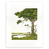 STEINBECK Kunst-Druck - Lebensabend - Wie die Zeit vergeht - 40x50cm Museumsqualität auf Hahnemühle German Etching 310g/qm - OHNE RAHMEN