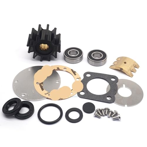 Kit de réparation pour pompe à eau de mer compatible avec 5850-41 joints roulements et plaques