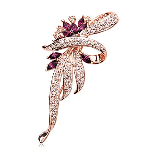 Broche en Cristal pour Sublimer Votre Corsage Féminin lors des Soirées Chic