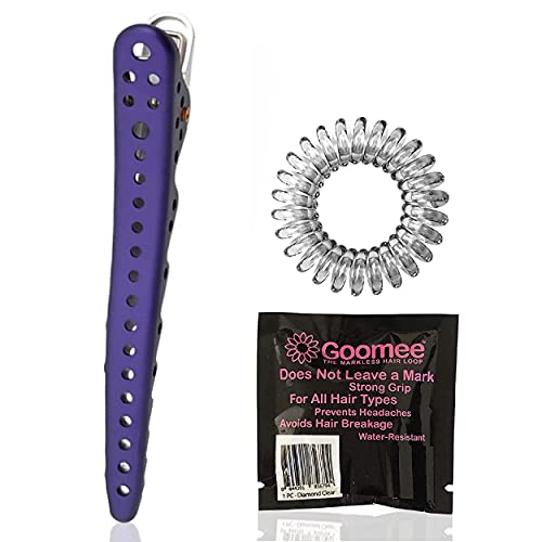 YS Park Shark Clip Purple Metal and Goomee The Markless...