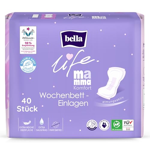 bella life Mamma Komfort Wochenbett Einlagen | dermatologisch...