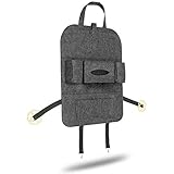 FUNKTIONALES DESIGN - Mit 7 Taschen in verschiedenen Größen können Sie Ihr Auto sauber und ordentlich halten | Dient optimal zum Verstauen von Tablets, Handys, Spielzeug, Taschentüchern und vielem mehr