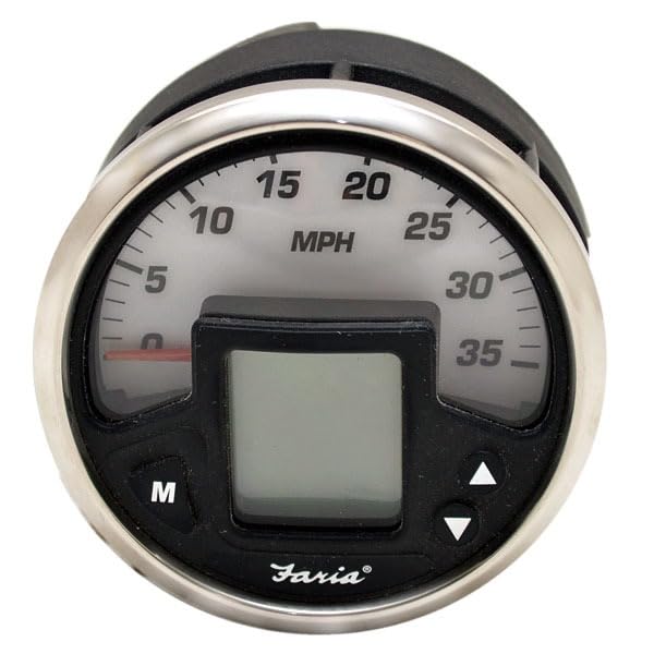 Faria Boat SmartCraft Speedometer Gauge IG1134B | MG2000 3 1/4 Inch