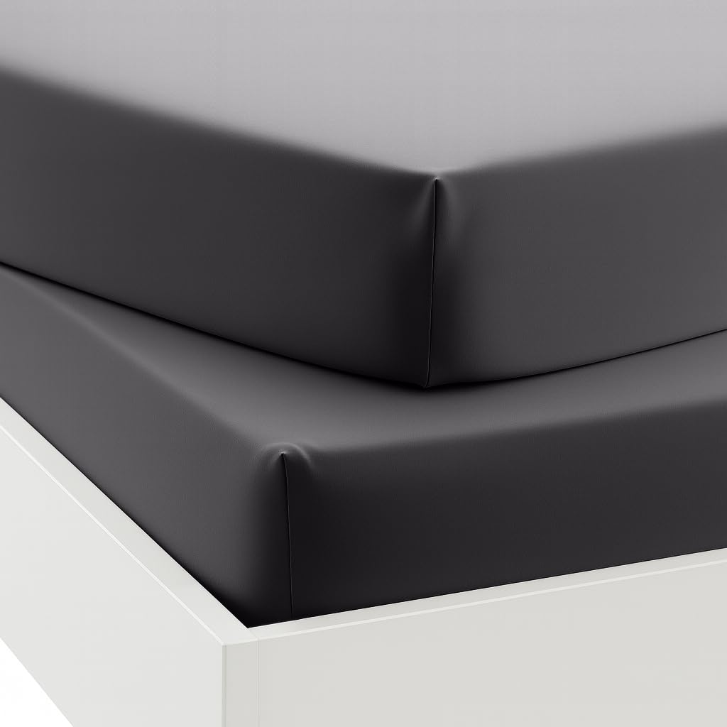 2 Pack Anti-Allergy Anti-Bacterial Brushed Microfibre Fitted Bed Sheet - 28cm Depth, Easy ...