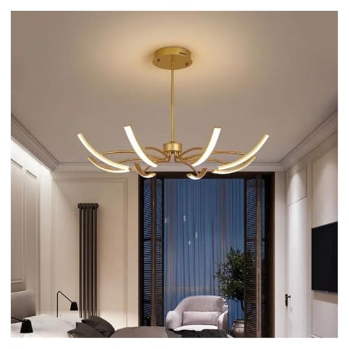 Plafonnier 8 têtes noir MOCHAMIK pour le design du salon