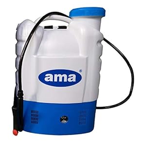 GLD Forniture, AMA, elektrische Umhänge-Bewässerungspumpe, batteriebetrieben, 16 l, zur Unkrautbekämpfung.