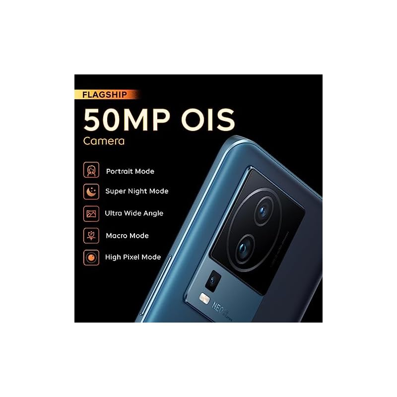 iQOO Neo 7 Pro 5G (Dark Storm, 8Gb Ram, 128Gb Storage) | Snapdragon 8+ Gen 1 | Independent Gaming Chip | Flagship 50Mp Ois Camera | Ag Glass Design, Orange - Image 4
