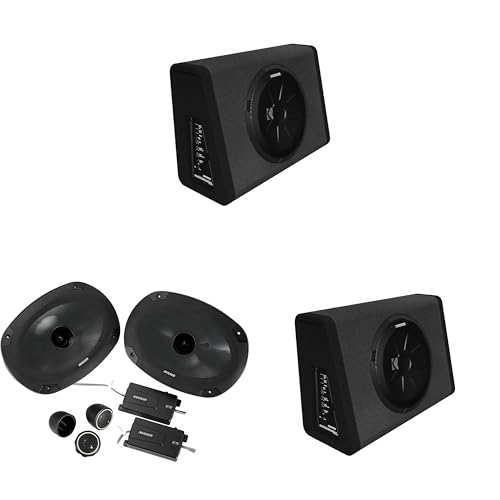 KICKER (2 11PT250 Powered Sub Enclosure & 46CSS694 6x9 Component Bundle