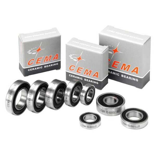 Roulement céramique 18x30x7 mm Cema pour moyeu de vélo