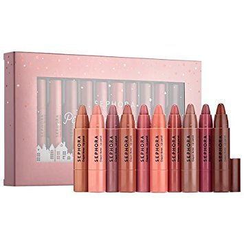 SEPHORA COLLECTION Paint the Town Nude Lip Pencil Set 10 Colors ·Limited Edition