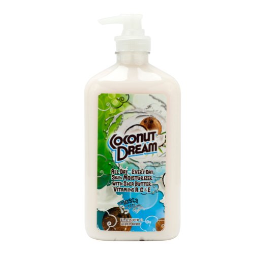 Fiesta Sun COCONUT DREAM Moisturizing 16 oz Lotion Extend After Tanning Tan Bed