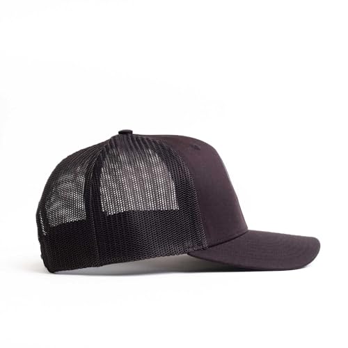 Premium Collegiate Black Trucker Hat miniatura 3