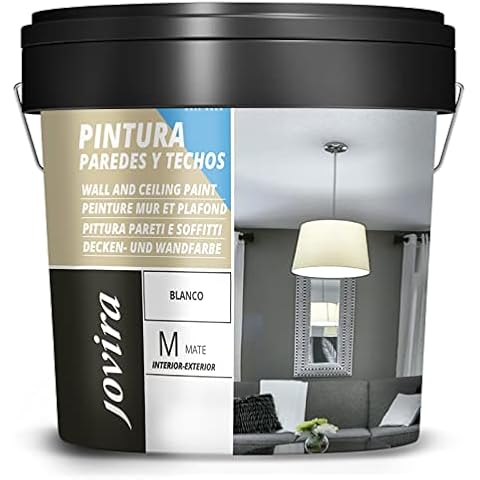 Pintura plástica mate para paredes y techos de 5Kg Cover