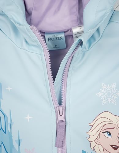 Image of Disney Girls' Hooded Zip-Up Rain Jacket Toddler to Big Kid