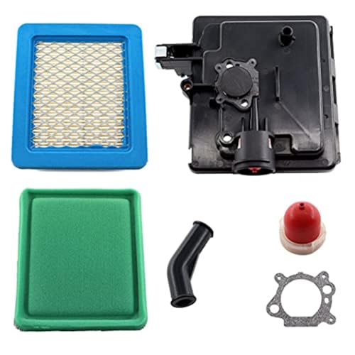 NEIQIUWING Cartouche de filtre à air pour tondeuse à gazon, boîtier de filtre à air, kit de plaques de base pour Quantum 795259, 792040, 691753, 496116