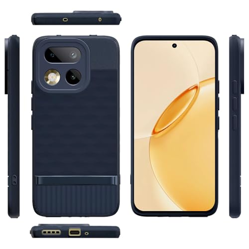 Image of Shockproof Case Compatible with Realme 16 Pro Plus 5G | Full Camera Protection | TPU Flexible Back Cover for Realme 16 Pro Plus 5G (Steel Blue)