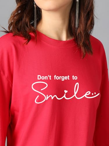 Image of KOTTY Quirky Printed T-Shirt for Women | Fun & Playful | Casual Chillwear