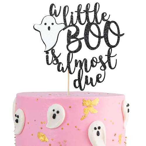 Bannière de fête prénatale d'automne au design unique Little Boo pour grand événement
