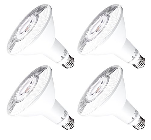 Hyperikon HyperPAR38-40 LED Bulb Dimmable, 14W (100W Equivalent), 4000K (Daylight Glow), 1240 lumens, CRI 90+, Flood Light Bulb, Medium Base (E26), ENERGY STAR - Great for Backyard, Office, Kitchen (4 Pack)