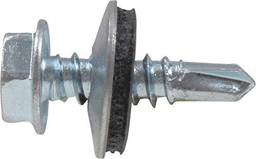 Tornillo autoperforante acero cabeza hexagonal 10-16x1 pulg miniatura 2