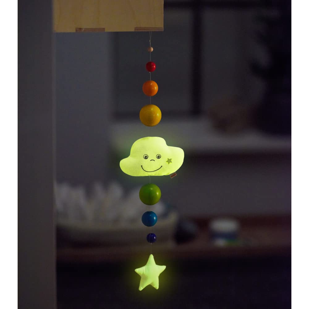 HABA - Mobile Rainbow World Baby Toy, Multicolor (306031)