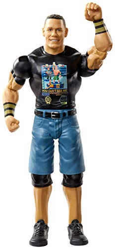 WWE John Cena Action Figure in 6-inch Scale with Articulation & Ring Gear, Series #100