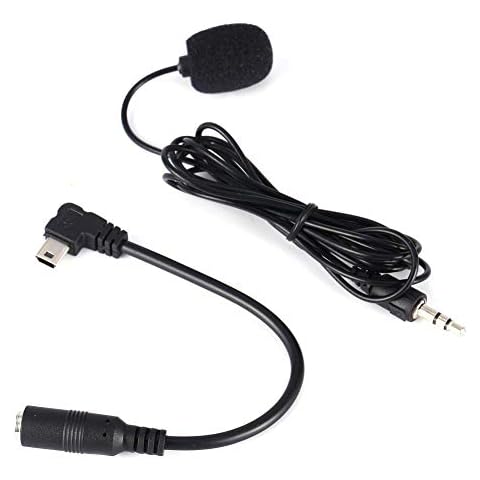 External Microphone Clip On Mic with Adapter Cable, Camera Microphone for Action Cameras Compatible with GoPro Hero4 3/3+ Cover