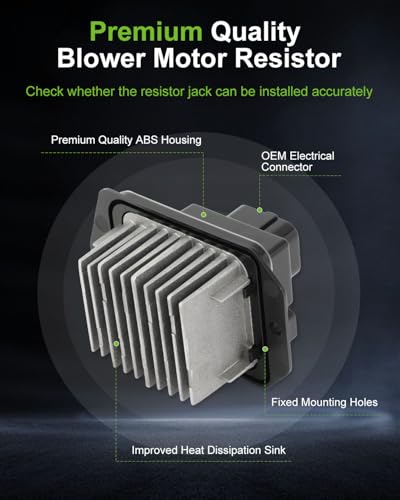 Image of SCITOO Air Conditioning Heater Fan HVAC Blower Motor Resistor Regulator for 2013-2020 for Acura ILX /2013-2018 for Acura RDX /2013-2017 for Honda Accord /2012-2015 for Civic /for CR-V,OE-RU815,79330TR0A01