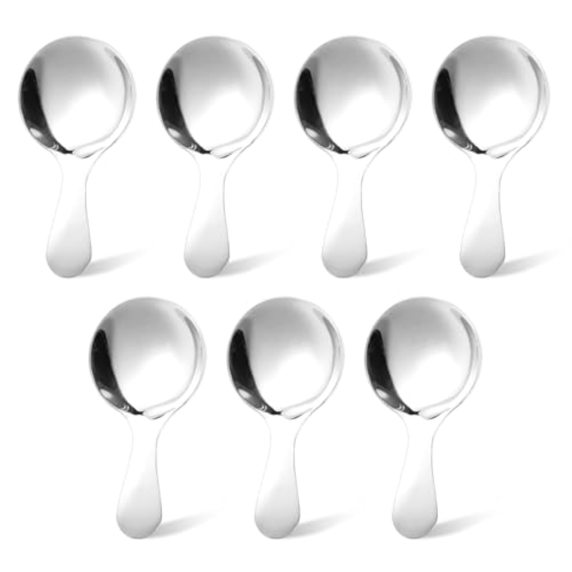 7 PCS Mini Stainless Steel Scoops Set
