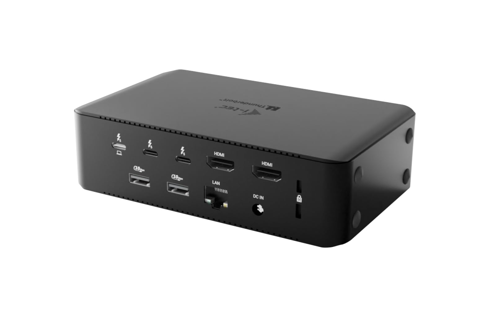 i-tec I-TEC Thunderbolt 5 Quattro Display Dock DS 2xTB5 2xHDMI 1x2.5GLAN 1xAudio/Mic 1xUSB-C Gen2 4xUSB-A Gen2 SD+TF Carte mère PD 140W KL TB5QUATTRODOCKPD