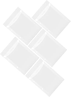Ciieeo 5 Peças Envelopes Transparentes De Armazenamento Transparente Sacos De Armazenamento De Malha Sacos Com Zíper Transparente Sacos De Armazenamento De Arquivos Saco De Arquivo Com
