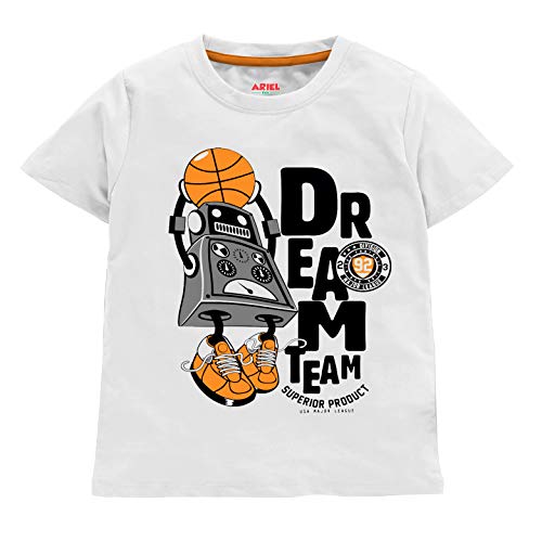 Image of Real Basics Boy's Regular Tshirt(Pack of 3)