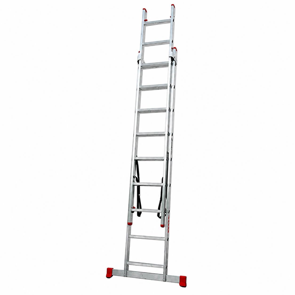 Escalera Transformable Doble Plus TR2-PLUS-4.0 de Aluminio de 14x2 Peldaños