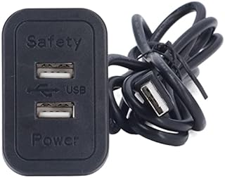 Haofy Double USB Charge Station 5V Sofa Recessed USB Power Hub Wiring Board Power Outlet Socket Fast Charger for Household Bedroom, Household